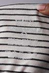 Enamor Polyester Cotton Loungewear Top - Blackivory Yd Stripe — thumbnail 6