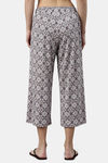 Enamor Viscose Loungewear Bottom - Mauve Bloom Aop — thumbnail 3