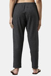 Enamor Cotton Loungewear Set - Charcoal Plaid Aop — thumbnail 10