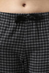 Enamor Cotton Loungewear Set - Charcoal Plaid Aop — thumbnail 17