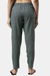 Enamor Cotton Loungewear Set - Navy Plaid Aop — thumbnail 10