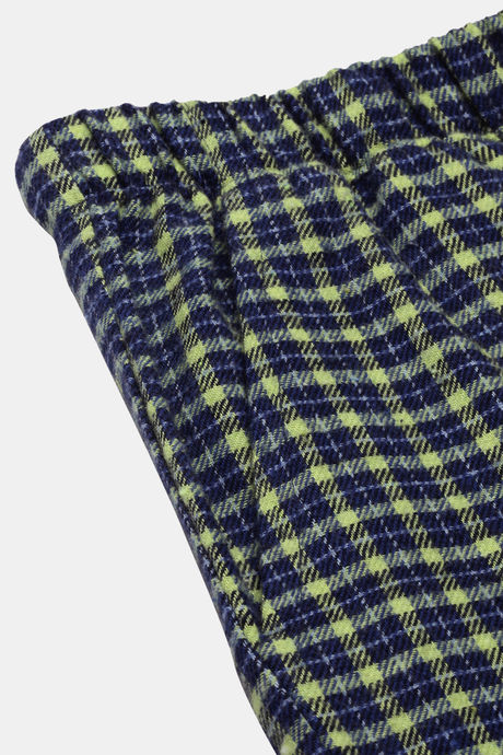Enamor Cotton Loungewear Set - Navy Plaid Aop — image 13