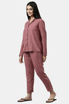 Enamor Cotton Loungewear Set - Rosewater Plaid Aop — thumbnail 2