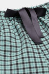 Enamor Cotton Loungewear Set - Soft Aqua Plaid Aop — thumbnail 12