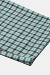 Enamor Cotton Loungewear Set - Soft Aqua Plaid Aop — thumbnail 14