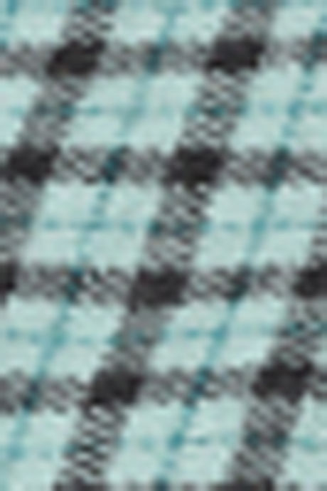 Enamor Cotton Loungewear Set - Soft Aqua Plaid Aop — image 18