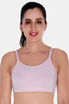 Innocence Double Layered Non-Wired Full Coverage Blouse Bra - Light Pink — thumbnail 1