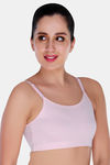 Innocence Double Layered Non-Wired Full Coverage Blouse Bra - Light Pink — thumbnail 2