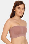 Innocence Single Layered Non-Wired Full Coverage Tube Bra - Dirty Pink — thumbnail 2