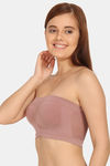 Innocence Single Layered Non-Wired Full Coverage Tube Bra - Dirty Pink — thumbnail 3