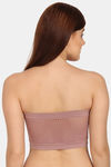 Innocence Single Layered Non-Wired Full Coverage Tube Bra - Dirty Pink — thumbnail 4