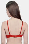 Innocence Double Layered Non-Wired Full Coverage T-Shirt Bra - Red — thumbnail 3
