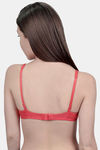 Innocence Double Layered Non-Wired Full Coverage T-Shirt Bra - Coral — thumbnail 3