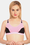 Innocence Double Layered Non-Wired Full Coverage Blouse Bra - Pink — thumbnail 1