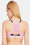 Innocence Double Layered Non-Wired Full Coverage Blouse Bra - Pink — thumbnail 4
