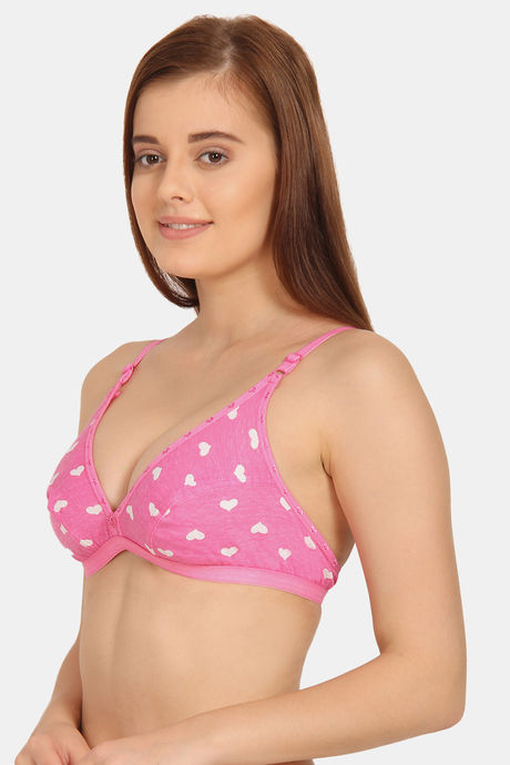 Innocence Single Layered Non-Wired Medium T-Shirt Bra - Pink — image 3