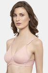 Innocence Double Layered Non-Wired Full Coverage T-Shirt Bra - Pink — thumbnail 2