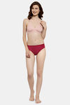 Innocence Double Layered Non-Wired Full Coverage T-Shirt Bra - Pink — thumbnail 4