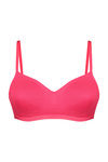 Enamor Contoured High Coverage Non Wired Bra-Pink — thumbnail 3