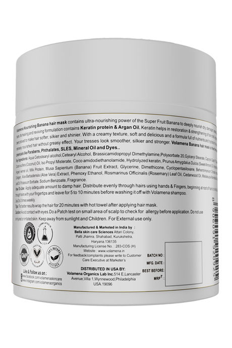 Volamena Nourishing Hair Mask - Banana 100 ml — image 2