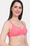 Vanila Single Layered Non-Wired Full Coverage T-Shirt Bra - Peach — thumbnail 5