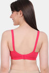 Vanila Single Layered Non-Wired Full Coverage Minimiser Bra - Peach — thumbnail 2