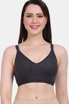 Vanila Single Layered Non-Wired Full Coverage Minimiser Bra - Grey — thumbnail 1