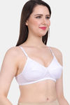 Vanila Single Layered Non-Wired Full Coverage T-Shirt Bra - White — thumbnail 5