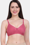 Vanila Double Layered Non-Wired Full Coverage T-Shirt Bra - Mauve — thumbnail 1