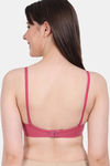 Vanila Double Layered Non-Wired Full Coverage T-Shirt Bra - Mauve — thumbnail 2