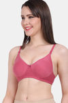 Vanila Double Layered Non-Wired Full Coverage T-Shirt Bra - Mauve — thumbnail 3