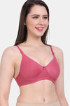 Vanila Double Layered Non-Wired Full Coverage T-Shirt Bra - Mauve — thumbnail 5