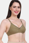 Vanila Single Layered Non-Wired Full Coverage Sag Lift Bra - Green — thumbnail 5