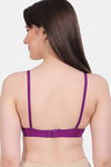 Vanila Single Layered Non-Wired Full Coverage Sag Lift Bra - Purple — thumbnail 2