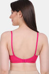 Vanila Single Layered Non-Wired Full Coverage T-Shirt Bra - Dark Pink — thumbnail 2