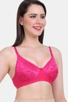 Vanila Single Layered Non-Wired Full Coverage T-Shirt Bra - Dark Pink — thumbnail 5