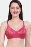 Vanila Single Layered Non-Wired Full Coverage T-Shirt Bra - Mauve — thumbnail 1