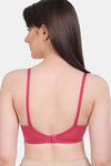 Vanila Single Layered Non-Wired Full Coverage T-Shirt Bra - Mauve — thumbnail 2