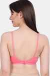Vanila Double Layered Non-Wired Full Coverage T-Shirt Bra - Peach — thumbnail 2
