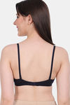 Vanila Double Layered Non-Wired 3/4Th Coverage T-Shirt Bra - Navy Blue — thumbnail 2
