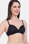 Vanila Double Layered Non-Wired 3/4Th Coverage T-Shirt Bra - Navy Blue — thumbnail 5