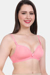 Vanila Double Layered Non-Wired 3/4Th Coverage T-Shirt Bra - Peach — thumbnail 5