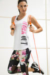 Zelocity Summer Active Training Racerback Tee- White — thumbnail 4