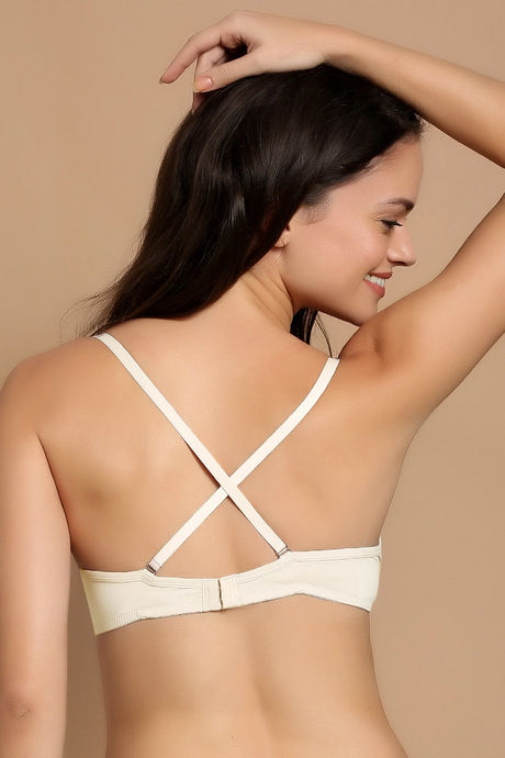 Zivame Push Up Wired Low Coverage Bra-Apricot — image 2