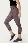 Zelocity Anti Odour Skin Fit Leggings - Illusion Print — thumbnail 2