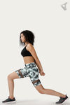 Zelocity Shorts- Black Geometric Print — thumbnail 1