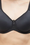 Wacoal Single Layered Wired Full Coverage Super Support Bra - Black — thumbnail 6