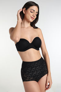 Wacoal Single Layered Wired Full Coverage Lace Bra - Black — thumbnail 7
