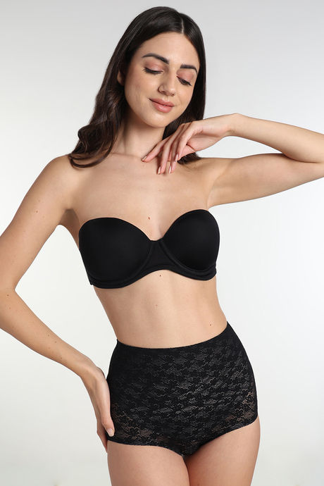 Wacoal Single Layered Wired Full Coverage Lace Bra - Black — image 8