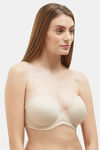 Wacoal Single Layered Wired Full Coverage Lace Bra - Naturally Nude — thumbnail 2
